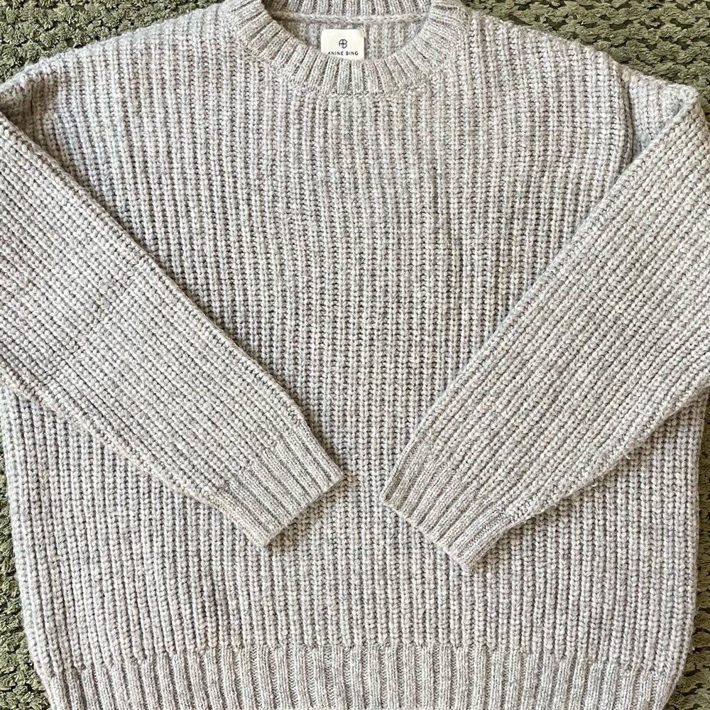 Anine Bing Cashmere Fisherman Sweater